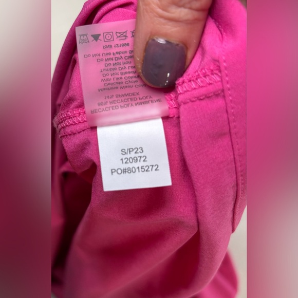 Title Nine Pink Hooded Athletic Dress Size 14 Nimble Zip Pocket Golf Tennis - Picture 5 of 9